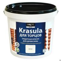 Продажа краска для торцов "krasula" белая 1,3кг (+5°c) в Ижевске  в интернет-магазине Vseizdereva