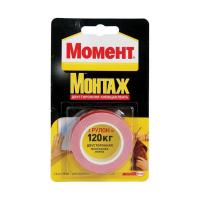 Продажа лента клейкая "момент монтаж" двусторонняя 1,5м/120кг в Ижевске  в интернет-магазине Vseizdereva