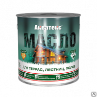 Продажа масло для террас, лестниц, полов "акватекс" 0,75л (-40°c) в Ижевске  в интернет-магазине Vseizdereva