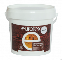 Продажа шпатлевка для дерева (акрил) "eurotex" сосна 1,5кг (+5°c) в Ижевске  в интернет-магазине Vseizdereva