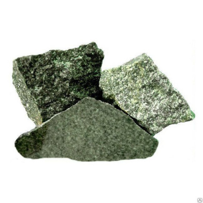 Продаем камни для бани (колотые) жадеит хакасский (коробка 10кг) фракция 70-150 в Ижевске по доступным ценам.