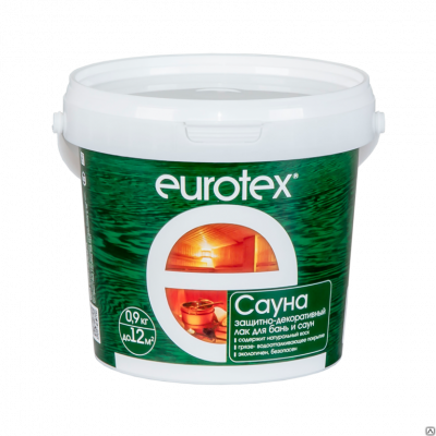 Продаем пропитка защитная для бани и сауны "eurotex" сауна 0,9кг (+5°c) //6 в Ижевске по доступным ценам.