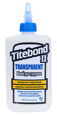 Продаем клей для дерева d3 "titebond ii transparent" 237мл (+5°c) в Ижевске по доступным ценам.