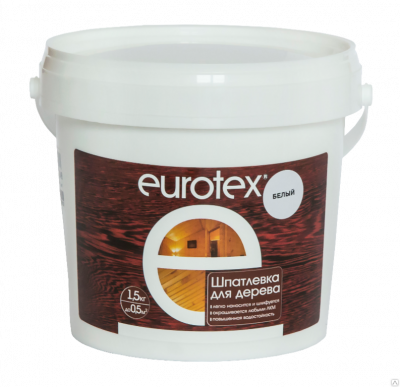 Продаем шпатлевка для дерева (акрил) "eurotex" сосна 1,5кг (+5°c) в Ижевске по доступным ценам.