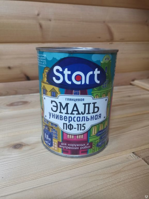 Продаем эмаль пф-115 "старт" белая глянцевая 0,8кг (-50°c) в Ижевске по доступным ценам.