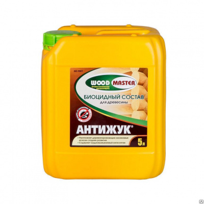 Продаем пропитка защитная от насекомых "woodmaster" антижук 5л (+0°c) в Ижевске по доступным ценам.
