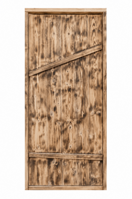 Продаем дверь с коробкой (хвоя) 800х1800х150 "крестьянская" под старину (сорт ав) в Ижевске по доступным ценам.