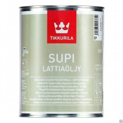 Продаем масло для пола бани и сауны "supi lattiaoljy" (tikkurila) 0,9л (+5°c) в Ижевске по доступным ценам.